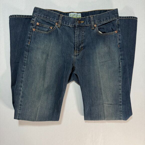Old Navy Women's Boot Cut Low Waist Jeans, S 10, Dark Distressed, Y2K 2003 2/$25 - Picture 1 of 10